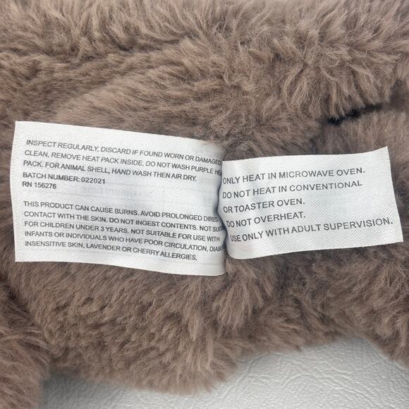 Lavender Life Xander Dog Plush Puppy Mocha Aromatherapy Microwavable 12 Inch - Picture 10 of 11